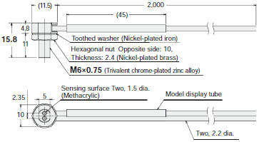 E32-LT11N / LD11N / LR11NP 외형 치수 5 